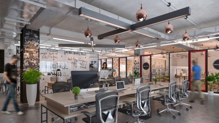 Desain ruang lesehan coworking space